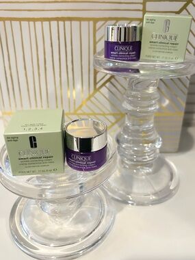 ✨ Clinique Smart Clinical Repair Wrinkle Cream Duo | NIB | Travel Size Set ✨
